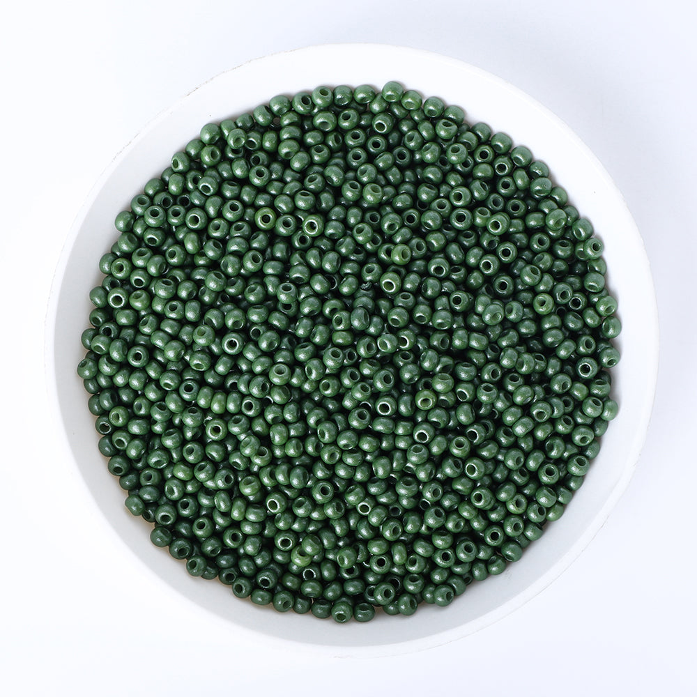 Glass Galvanized Seed Beads 12/0 Size 1.8mm GA-1040 Color Secondary image
