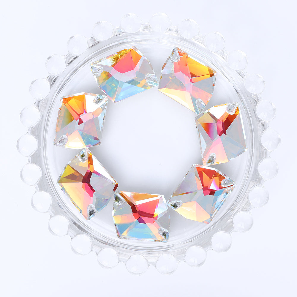 Crystal Light AB Forme cosmique Haume à coudre en verre de haute qualité