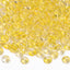 TMTG004 Transparent Candy Series Lucky Buckle Shape Glass Seed Beads