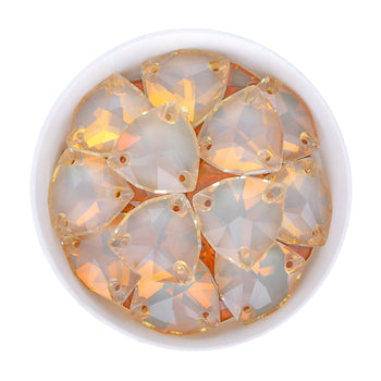 Silk AM Trilliant Shape High Quality Glass Sew-on Rhinestones WholesaleRhinestone