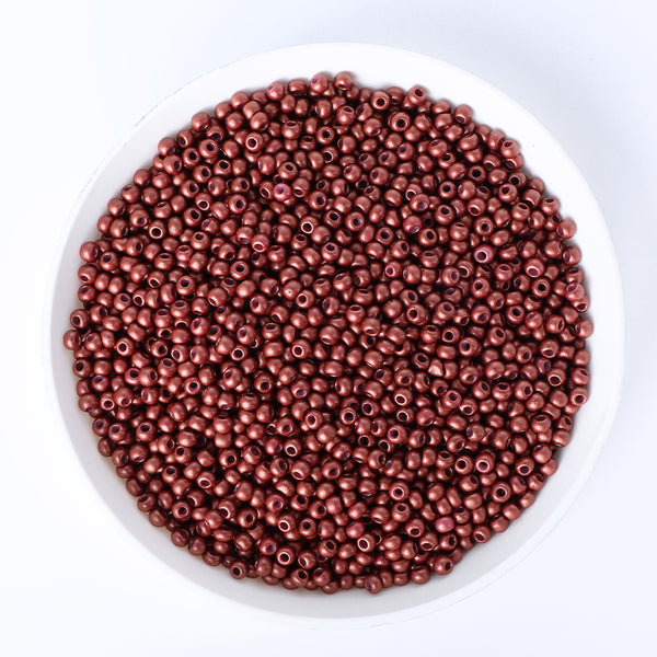Glass Galvanized Seed Beads 12/0 Size 1.8mm GA-1039 Color WholesaleRhinestone