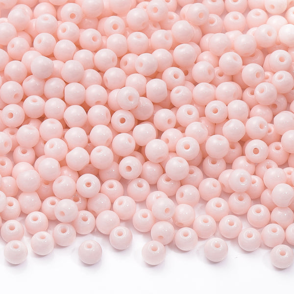 Various Colors 4.5 MM Round Shape Glass Seed Beads for Bracelets and Jewelry Making WholesaleRhinestone