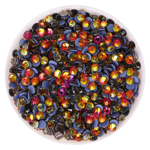 Red Volcano Glass HotFix Rhinestones WholesaleRhinestone Image principale du produit
