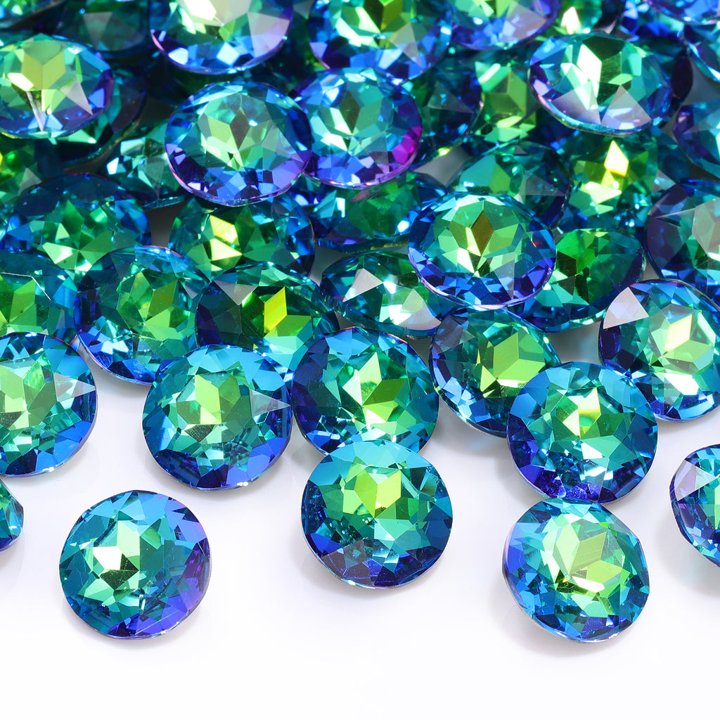 Sphinx Gemstone Flower Shape High Quality Glass Pointed Back Fancy Rhinestones WholesaleRhinestone