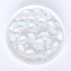 Crystal AM Pillow Shape Glass Pointed Back Fancy Rhinestones