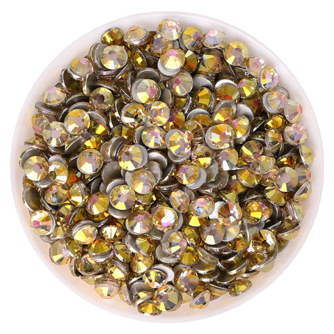 Silk Moonlight Glass FlatBack Rhinestones Silver Back WholesaleRhinestone Hauptbild