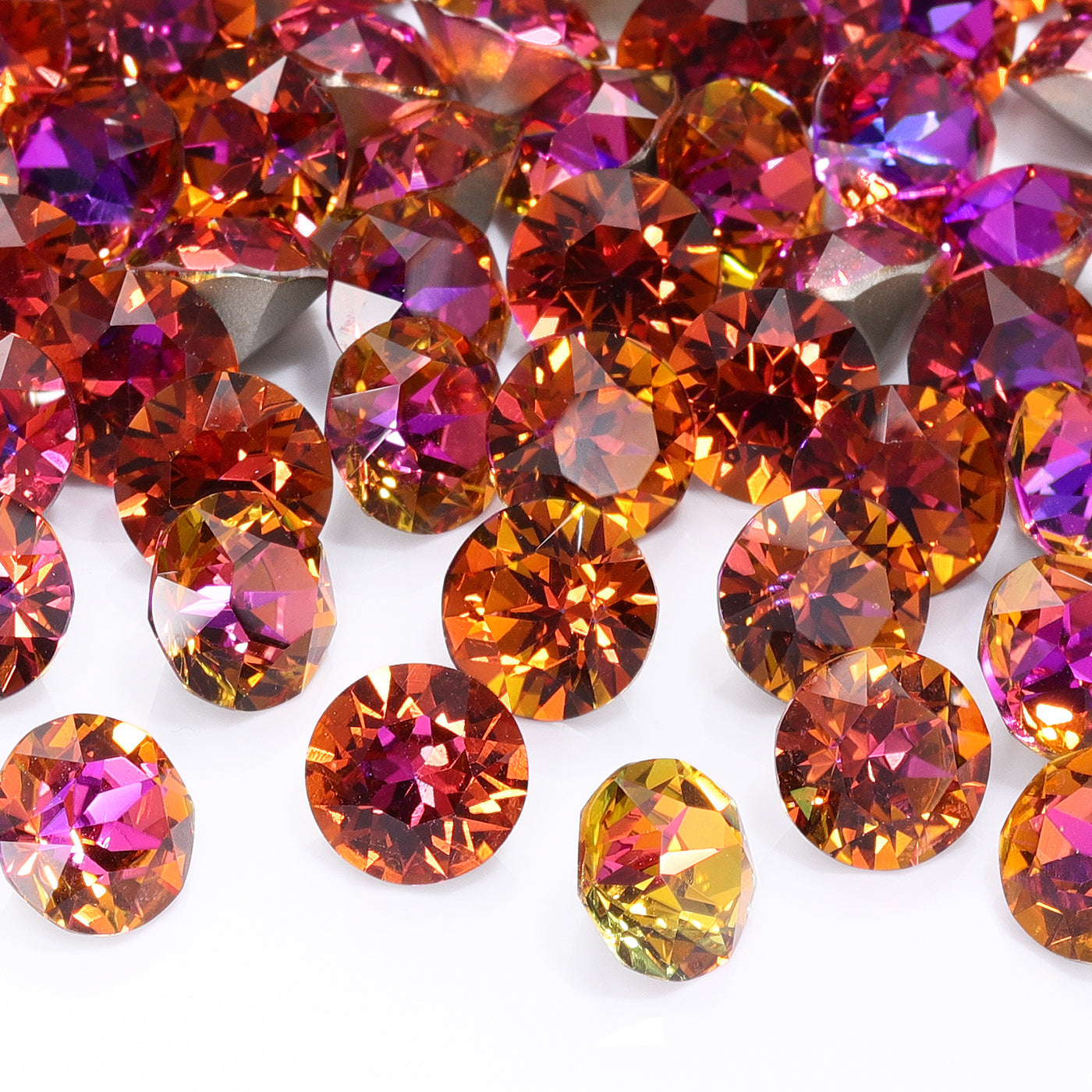 Violet Blue XIRIUS Chaton Shape High Quality Glass Pointed Back Fancy Rhinestones Secondary image