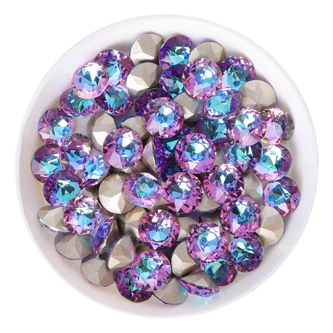 Vitrail Light XIRIUS Chaton Shape Glass Pointed Back Fancy Rhinestones WholesaleRhinestone メイン画像