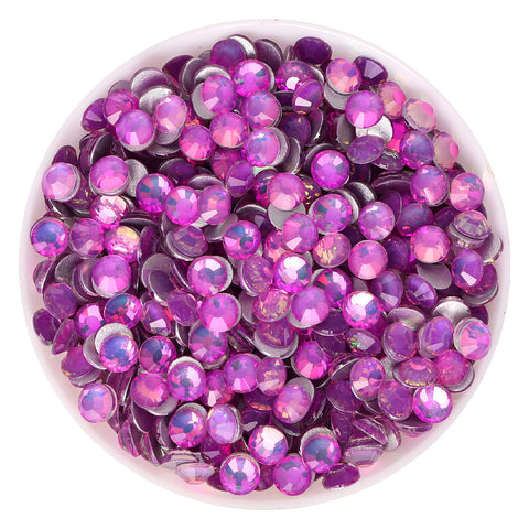 Crystal Lavender Purple Glass FlatBack Rhinestones Silver Back WholesaleRhinestone Hauptbild