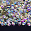 Pure Leaf Shape Crystal AB Flat Back Fancy Rhinestones