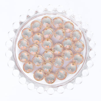 Silk AM XIRIUS Round Shape High Quality Glass Sew-on Rhinestones WholesaleRhinestone