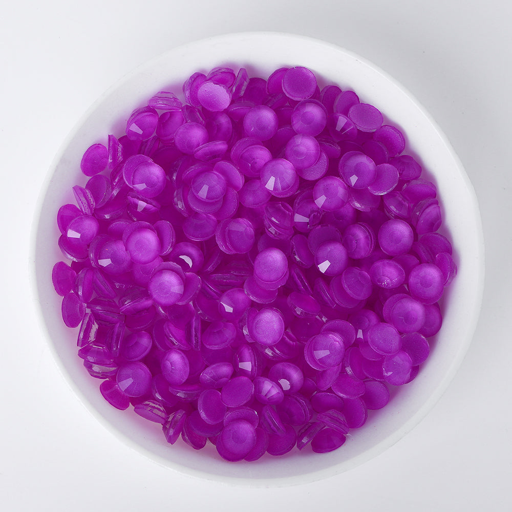 Mocha Neon Dk Purple Glass Flat Back Rhinestones Secondary image