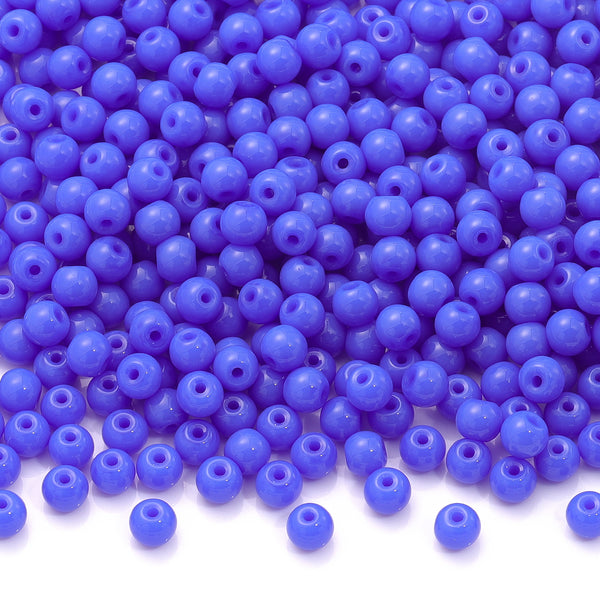 Various Colors 4.5 MM Round Shape Glass Seed Beads for Bracelets and Jewelry Making WholesaleRhinestone