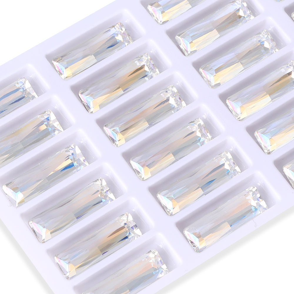 Moonlight Princess Baguette Shape High Quality Glass Pointed Back Fancy Rhinestones WholesaleRhinestone