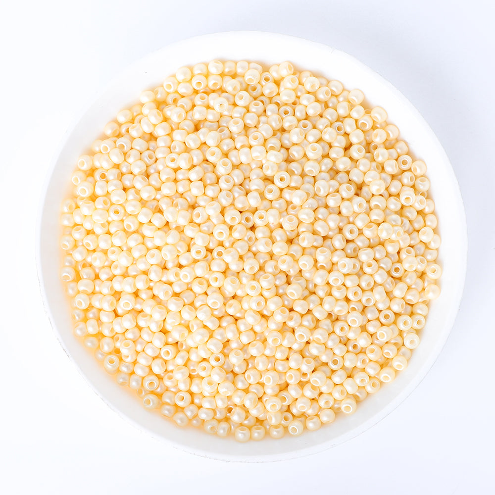 Glass Galvanized Seed Beads 12/0 Size 1.8mm GA-1034 Color Secondary image