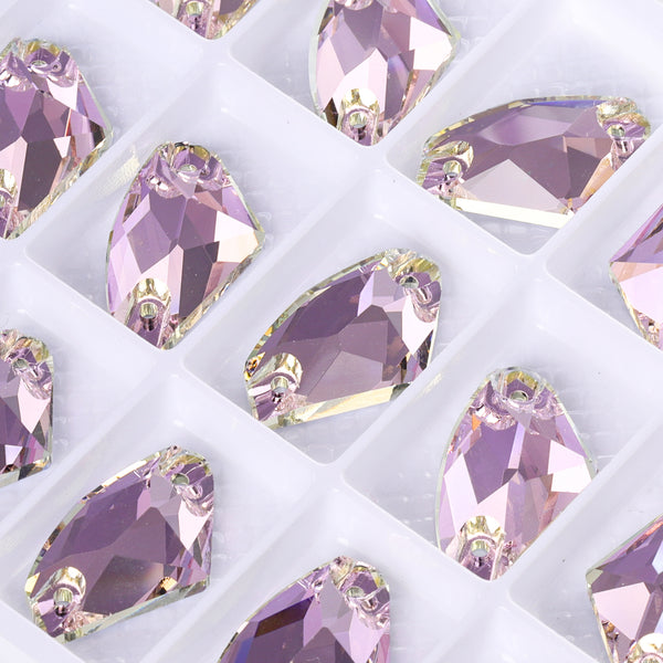 Vitrail Light Galactic Shape High Quality Glass Sew-on Rhinestones WholesaleRhinestone