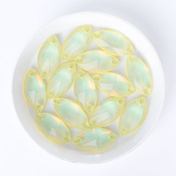 Jonquil AM Navette Shape High Quality Glass Sew-on Rhinestones WholesaleRhinestone
