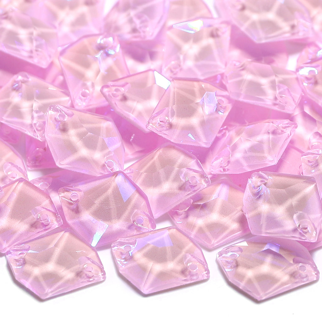 Electric Neon Light Rose Cosmic Shape High Quality Glass Sew-on Rhinestones WholesaleRhinestone