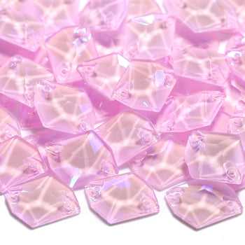 Electric Neon Light Rose Cosmic Shape High Quality Glass Sew-on Rhinestones WholesaleRhinestone