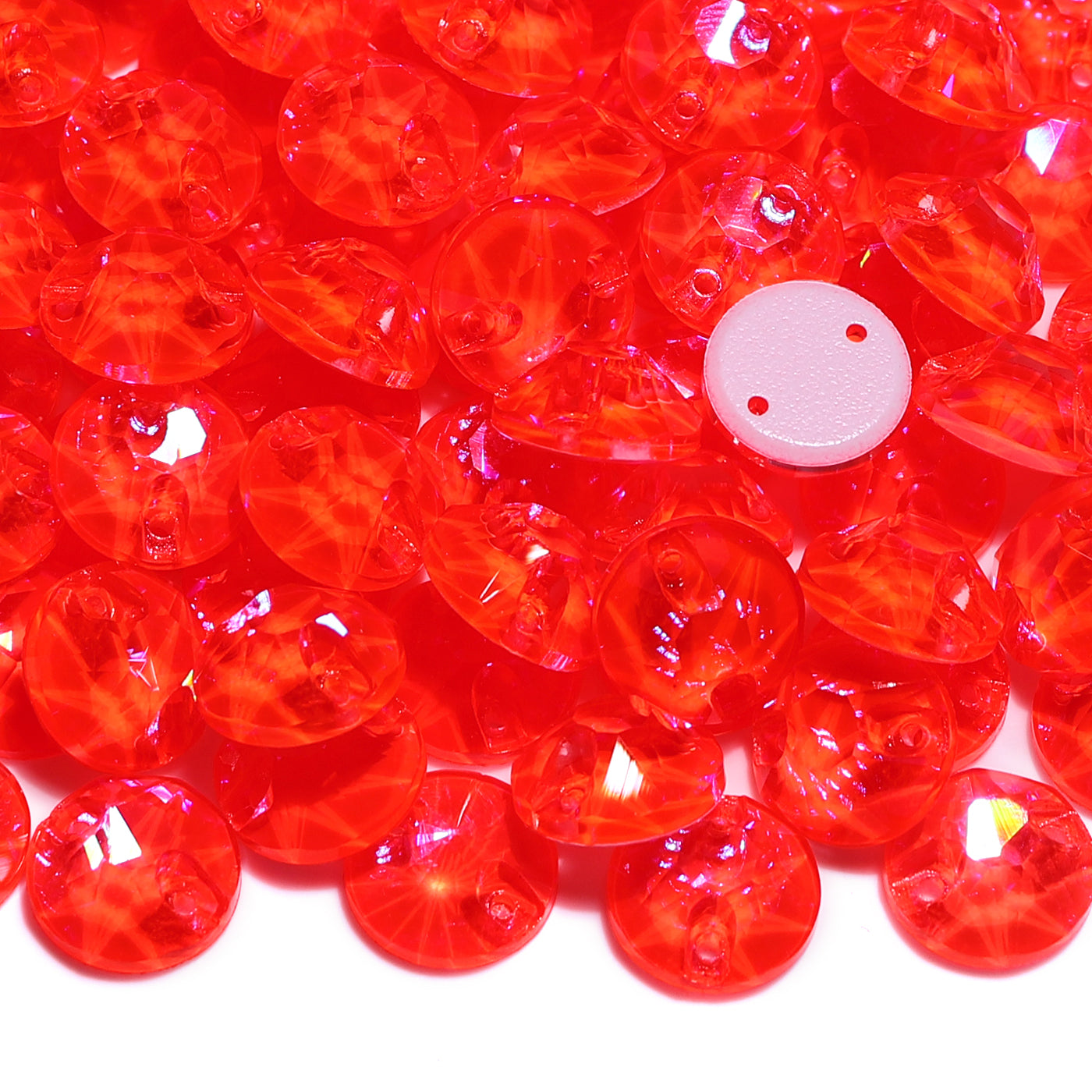 Electric Neon Hyacinth XIRIUS Round Shape High Quality Glass Sew-on Rhinestones WholesaleRhinestone