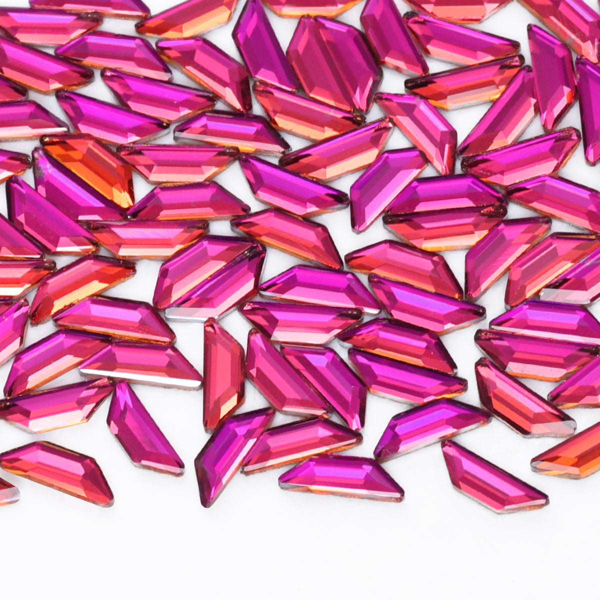 Trapeze Shape Purple Volcano Flat Back Fancy Rhinestones WholesaleRhinestone