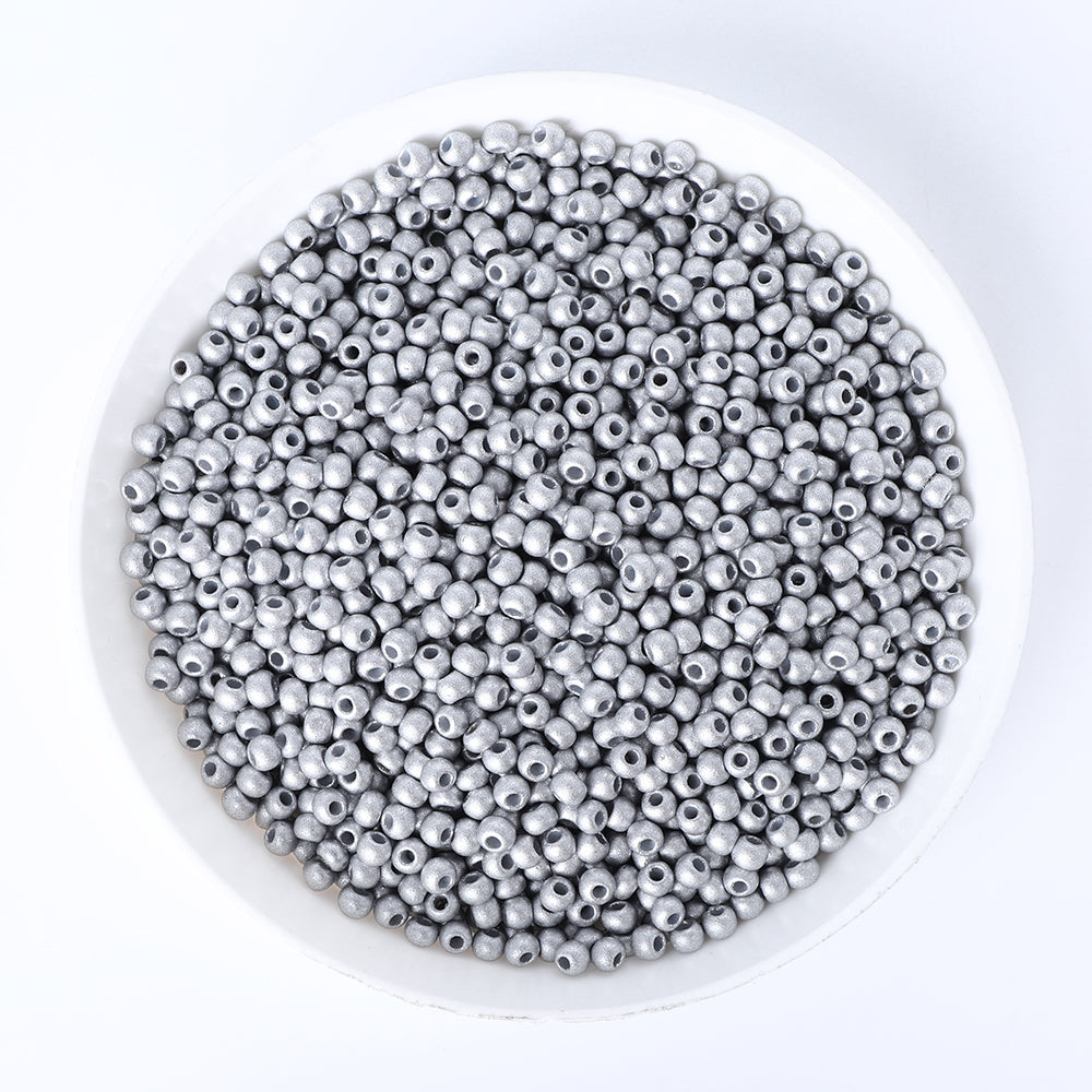 Glass Galvanized Seed Beads 12/0 Size 1.8mm GA-1036 Color
