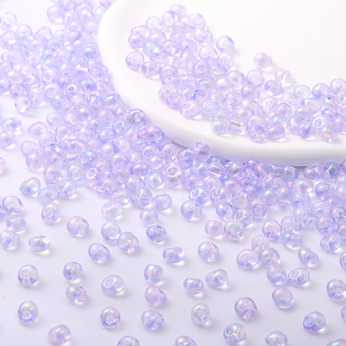 Various Colors Transparent AB Drop Shape Glass Seed Beads WholesaleRhinestone