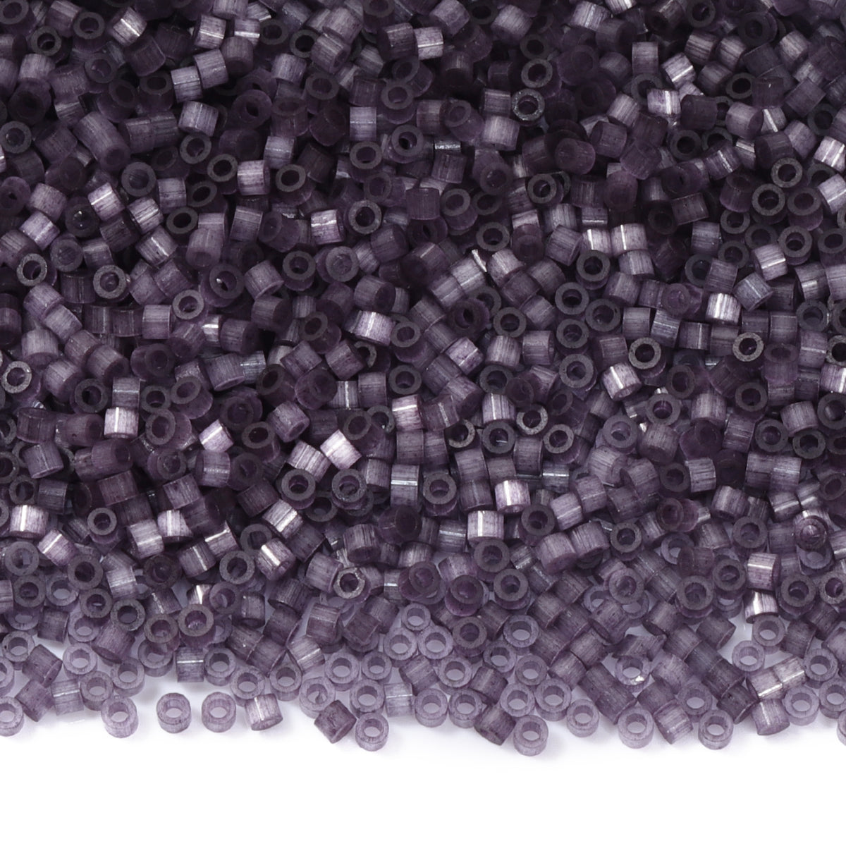 Transparent Silk Satin Cat's Eye Color Hight Quality Glass Cylinder Seed Beads 1.6 MM Size MY4025 WholesaleRhinestone メイン画像