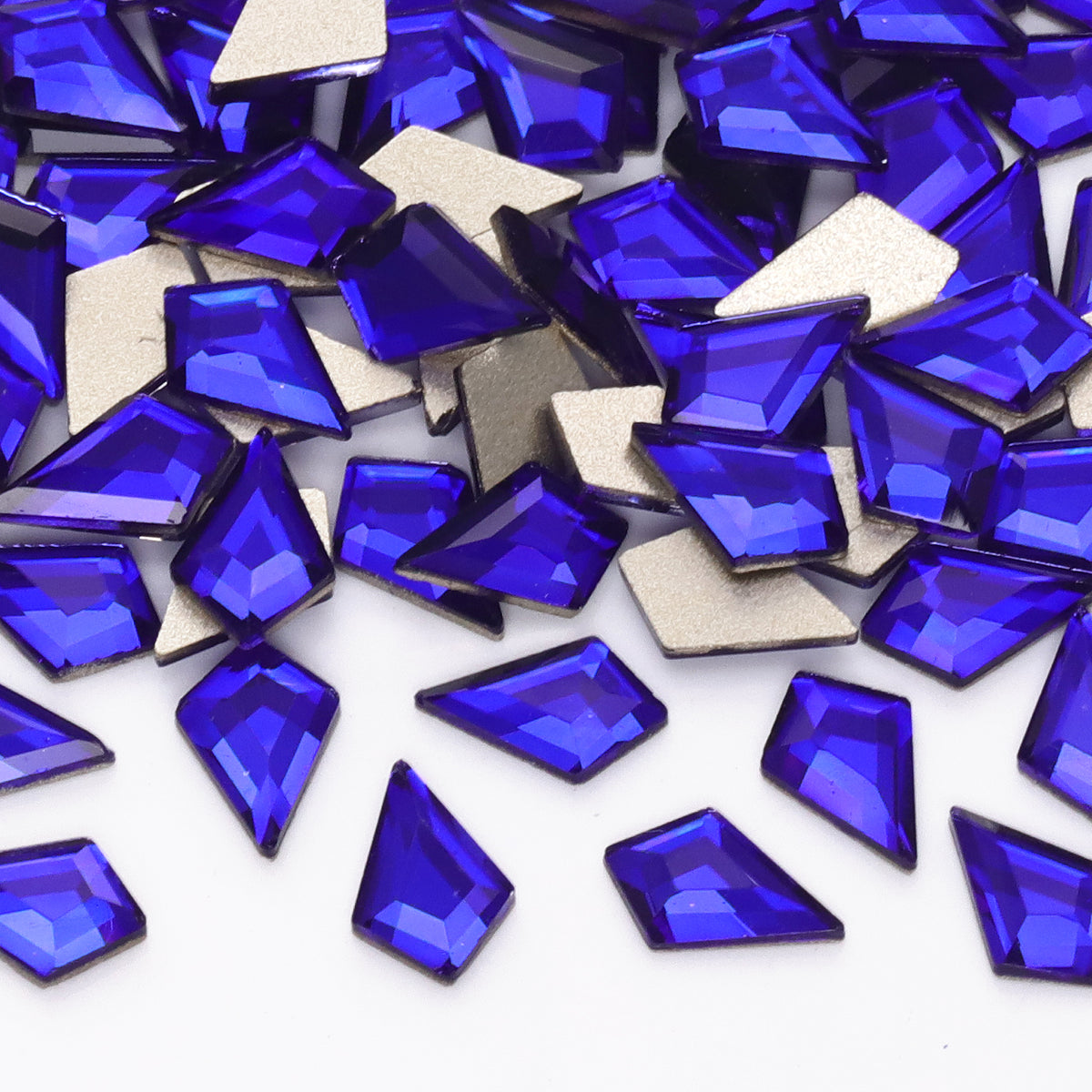 Arrow Shape Sapphire Flat Back Fancy Rhinestones WholesaleRhinestone 메인 이미지