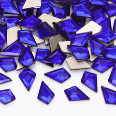 Arrow Shape Sapphire Flat Back Fancy Rhinestones