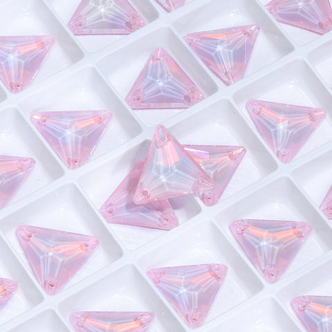 Rosaline AM Triangle Shape High Quality Glass Sew-on Rhinestones