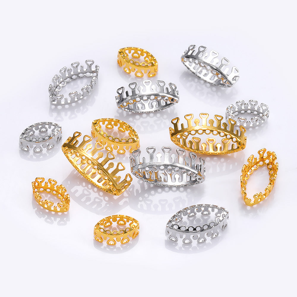 Navette Shape High-Quality Sew-on Nest Hollow Claw For Rhinestone Claw settings WholesaleRhinestone Main image