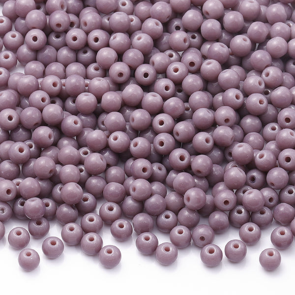 Various Colors 4.5 MM Round Shape Glass Seed Beads for Bracelets and Jewelry Making WholesaleRhinestone