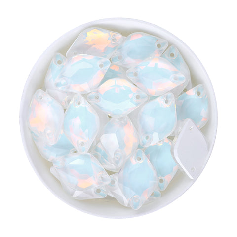 Crystal AM Lemon Shape High Quality Glass Sew-on Rhinestones WholesaleRhinestone Main image
