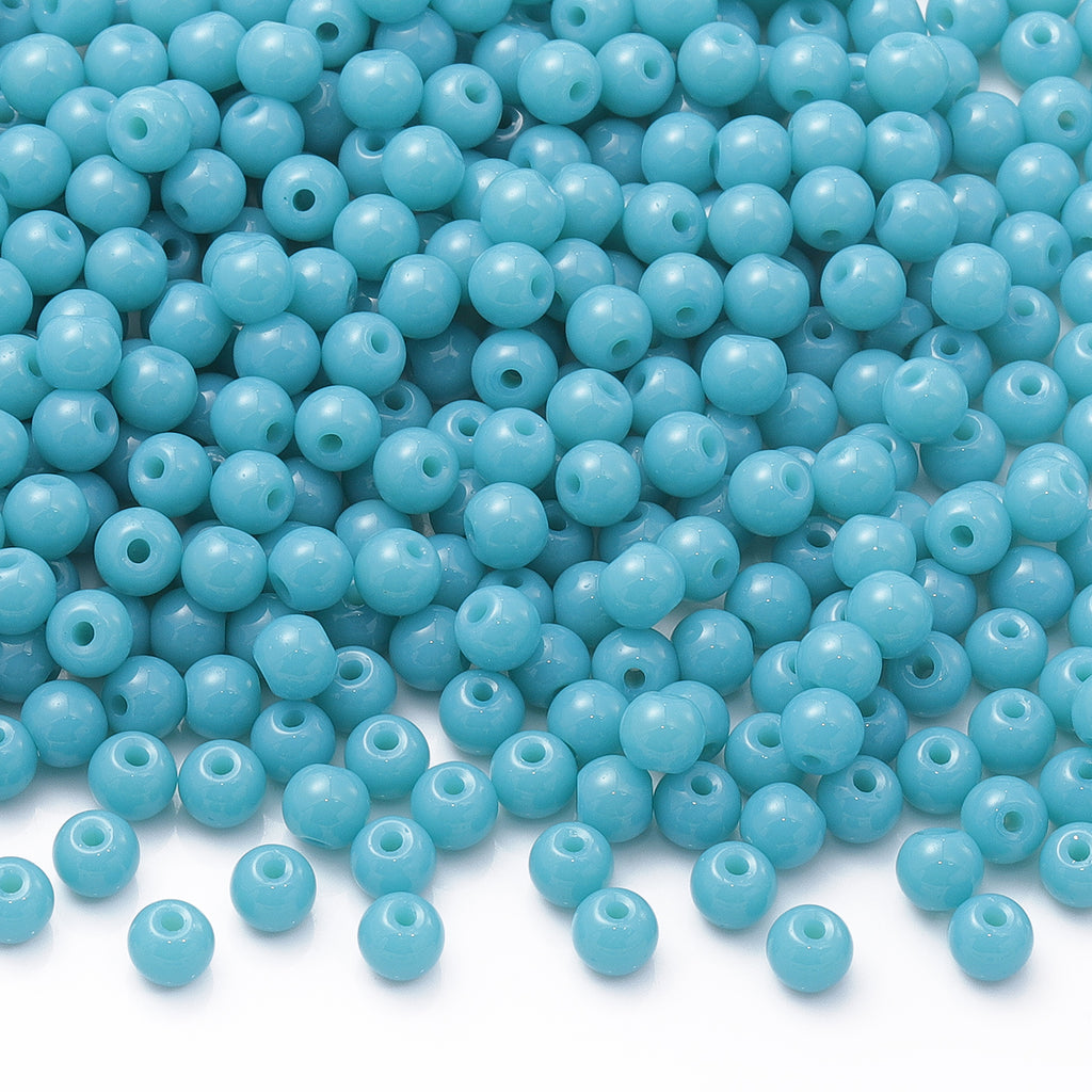 Various Colors 4.5 MM Round Shape Glass Seed Beads for Bracelets and Jewelry Making WholesaleRhinestone