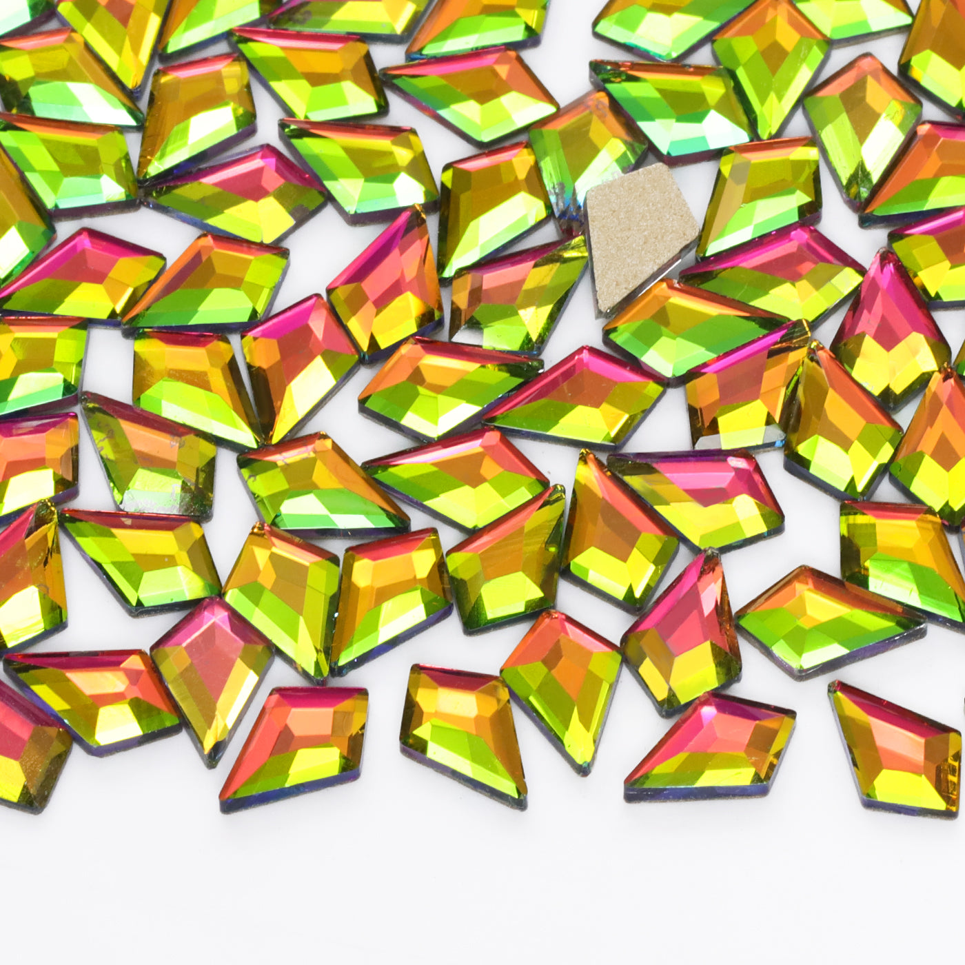Arrow Shape Rainbow Flat Back Fancy Rhinestones WholesaleRhinestone メイン画像
