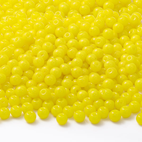 Various Colors 4.5 MM Round Shape Glass Seed Beads for Bracelets and Jewelry Making WholesaleRhinestone