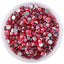 Star Siam Glass FlatBack Rhinestones Silver Back WholesaleRhinestone