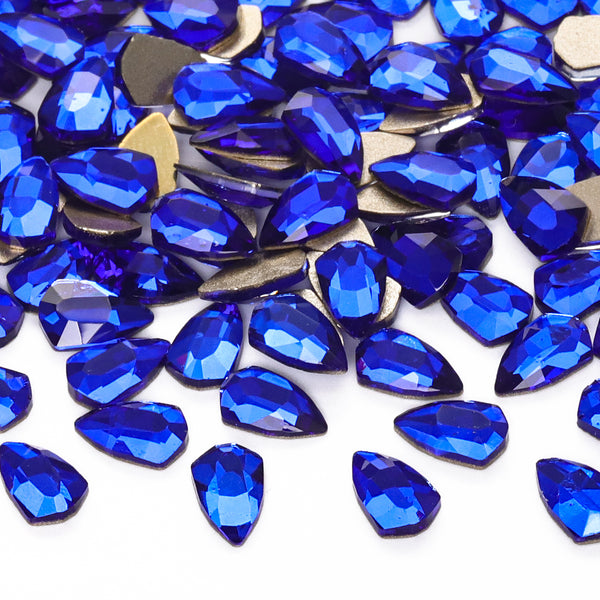 Shield Shape Sapphire Flat Back Fancy Rhinestones WholesaleRhinestone