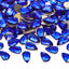 Shield Shape Sapphire Flat Back Fancy Rhinestones WholesaleRhinestone