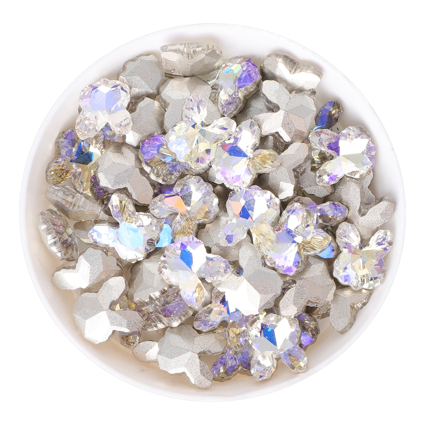 Moonlight Rabbit Shape Glass Pointed Back Fancy Rhinestones WholesaleRhinestone Main image