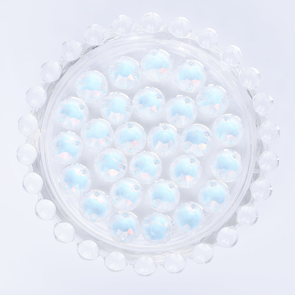 Crystal AM XIRIUS Round Shape High Quality Glass Sew-on Rhinestones WholesaleRhinestone
