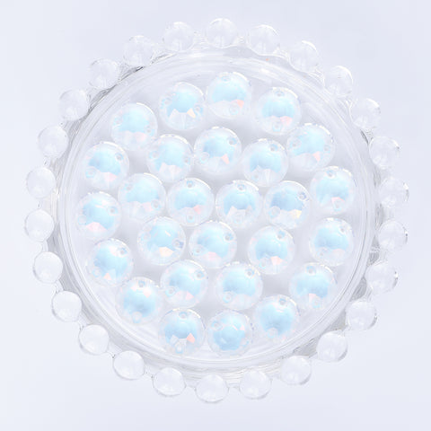 Crystal AM XIRIUS Round Shape High Quality Glass Sew-on Rhinestones