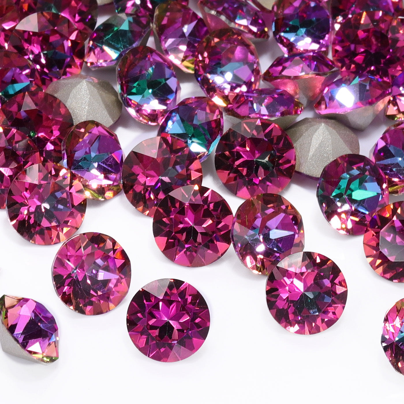 Heliotrope xirius chaton form høykvalitets glass spiss tilbake fancy rhinestones Secondary image