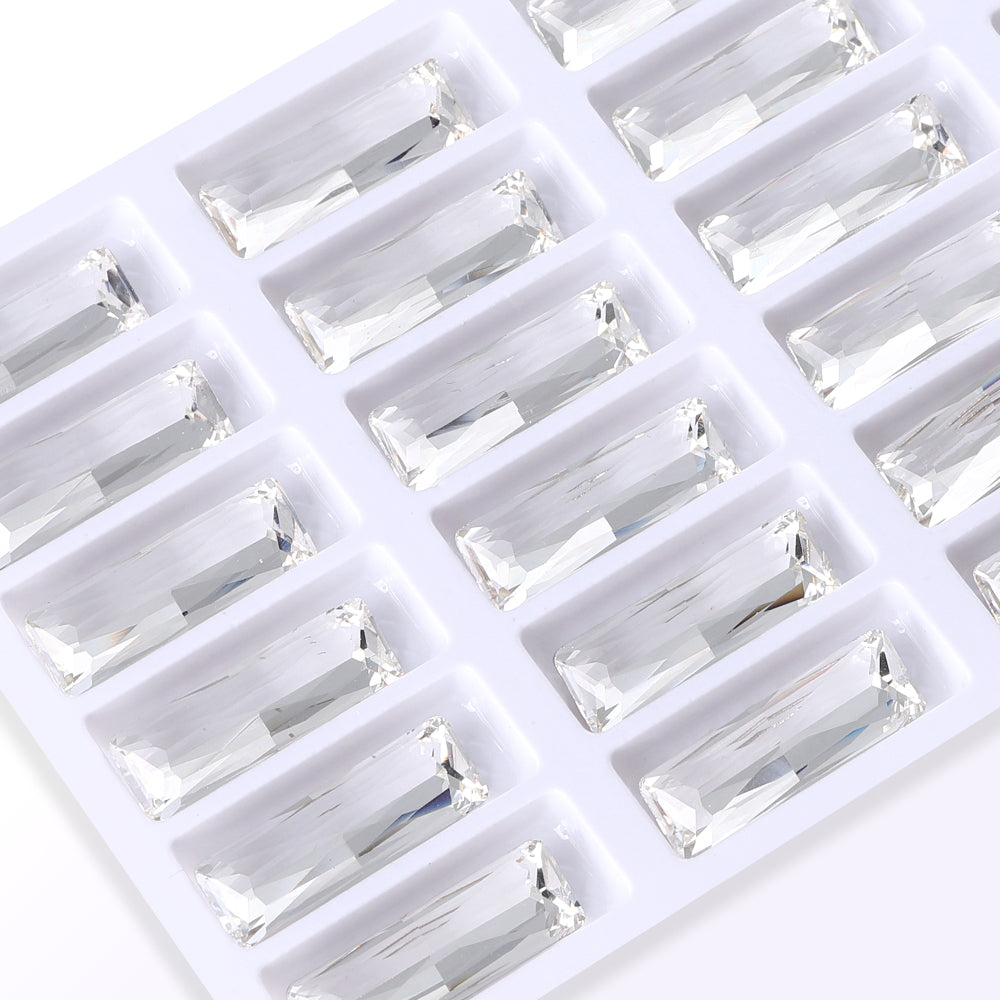 Crystal Princess Baguette Shape High Quality Glass Pointed Back Fancy Rhinestones WholesaleRhinestone