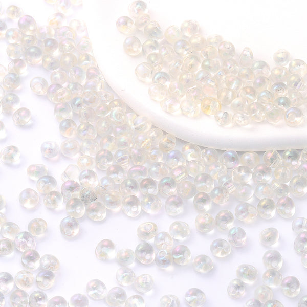 Various Colors Transparent AB Drop Shape Glass Seed Beads WholesaleRhinestone