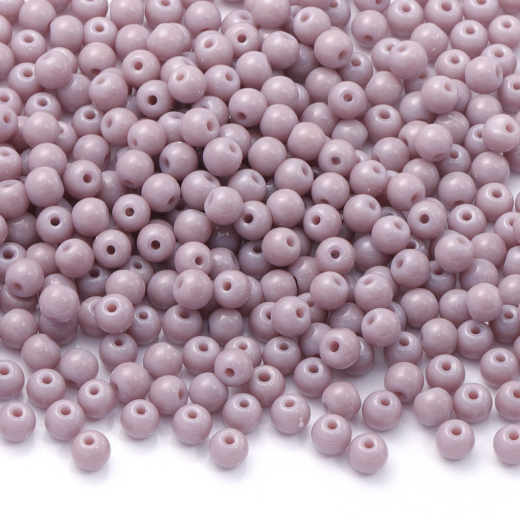 Various Colors 4.5 MM Round Shape Glass Seed Beads for Bracelets and Jewelry Making WholesaleRhinestone