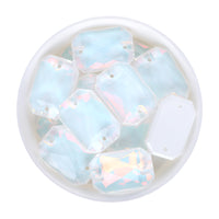 Crystal AM Octagon Shape High Quality Glass Sew-on Rhinestones WholesaleRhinestone