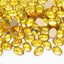 Oval Shape Citrine Flat Back Fancy Rhinestones WholesaleRhinestone