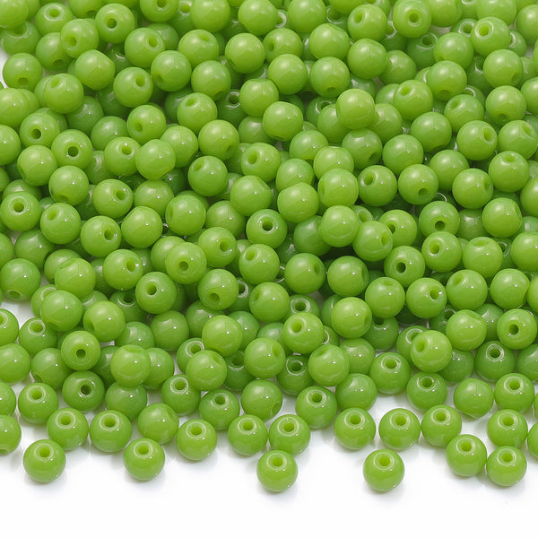 Various Colors 4.5 MM Round Shape Glass Seed Beads for Bracelets and Jewelry Making WholesaleRhinestone